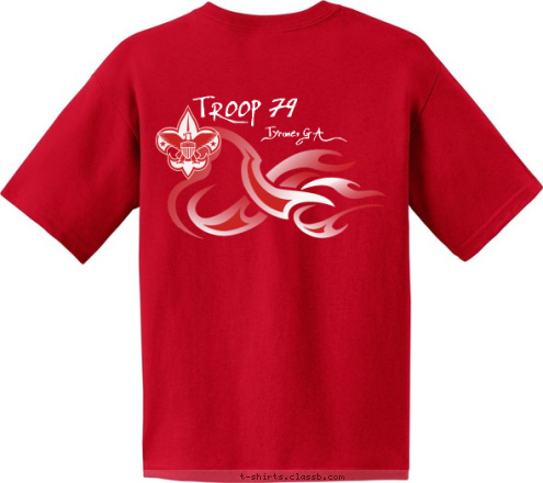 Tyrone, GA Tyrone, GA TROOP 79 Troop 79 T-shirt Design 