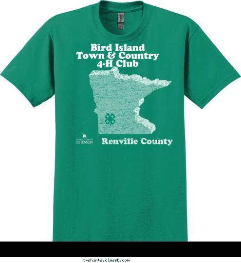 Bird Island
   Town & Country
       4-H Club





 Renville County T-shirt Design 