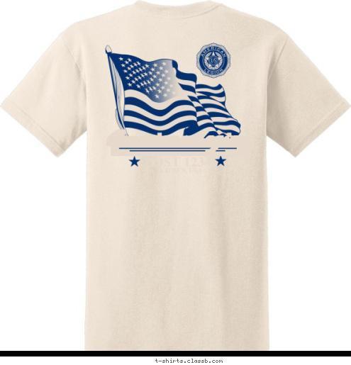 POST 1234 AMERICAN LEGION POST 1234 POST 1234 ANYTOWN, USA American Legion American Legion American Legion T-shirt Design SP4447