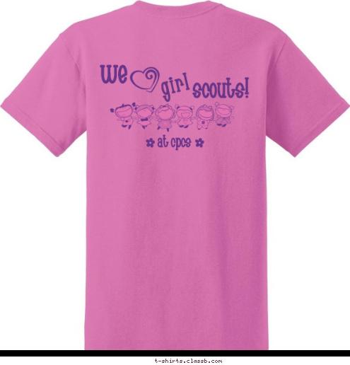 girl we scouts! at CPCS T-shirt Design 