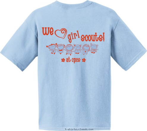 girl we scouts! at CPCS T-shirt Design 