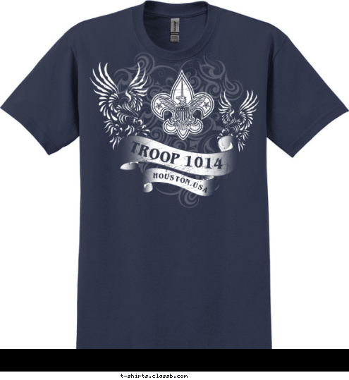 TROOP 1014 HOUSTON,USA T-shirt Design 