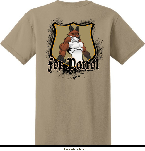 Silly Seven Foxes! -11-1 C5-326 2013 Fox Patrol Wood Badge Wood Badge T-shirt Design 