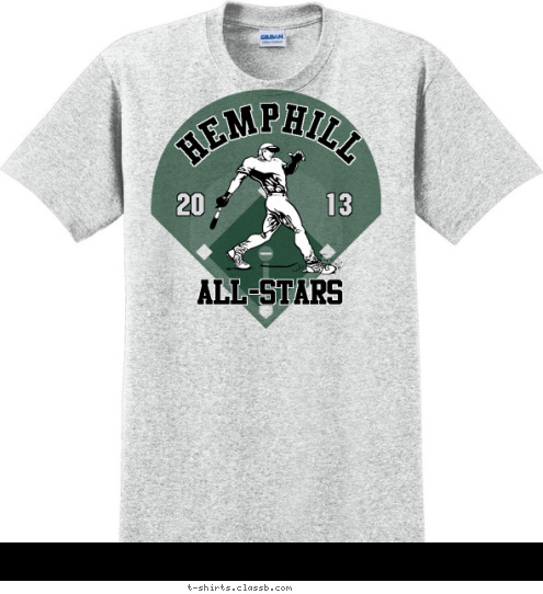 All-Stars 13 20 HEMPHILL T-shirt Design 