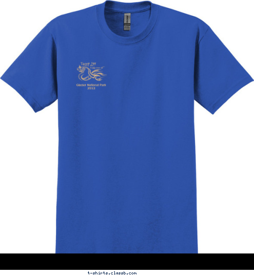 Custom T-shirt Design Troop 299 Glacier 2013