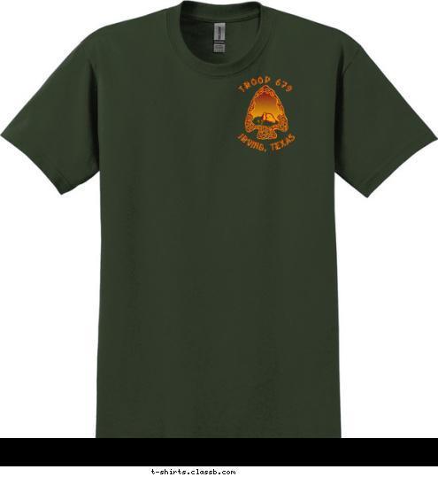 irving, texas TROOP 679 Troop 679 IRVING, TEXAS T-shirt Design 