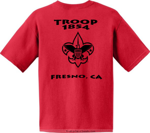 Fresno, CA Troop 1854 But it takes us a whole box to start a campfire It takes one careless match to start a forest fire T-shirt Design 