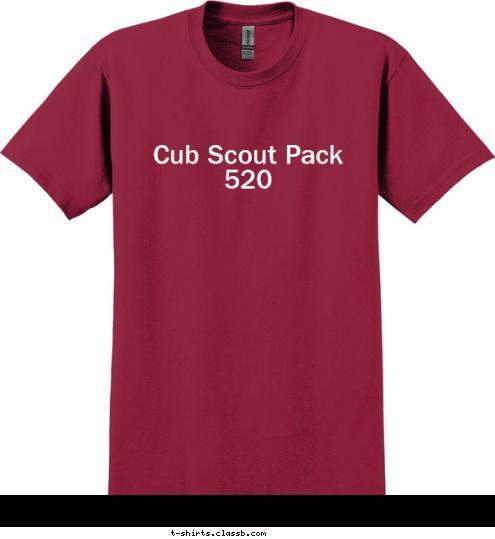 Cub Scout Pack 520 T-shirt Design 