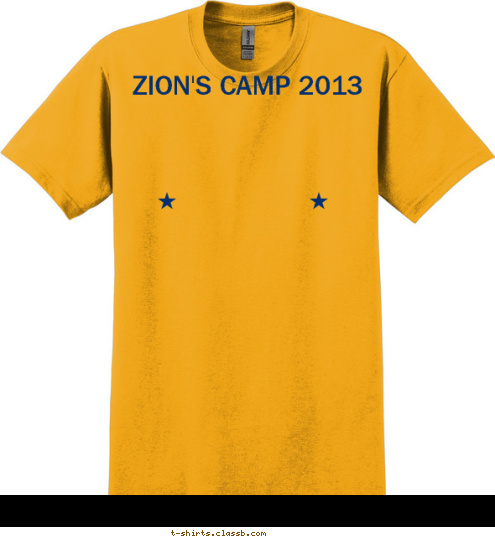 ZION'S CAMP 2013 Boy Scout Troop 701 Oceanside, CA T-shirt Design 