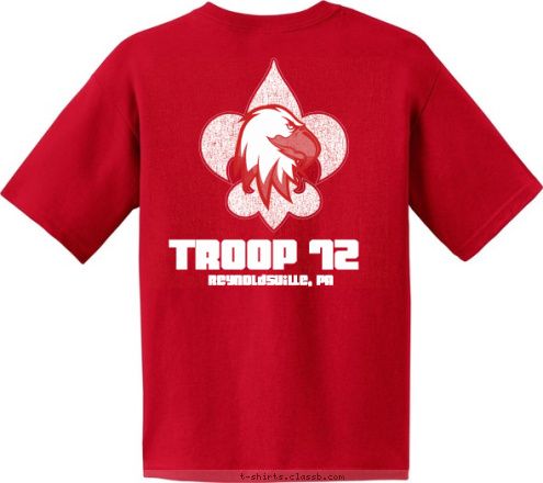 Reynoldsville, PA CMR 2013 TROOP 72 T-shirt Design 