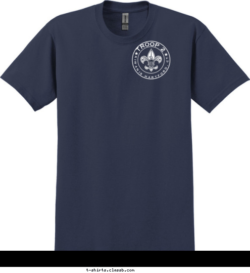 TROOP 2 KIWANIS HARTFORD, CT T-shirt Design 