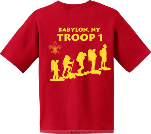 TROOP 1 Babylon, NY T-shirt Design 