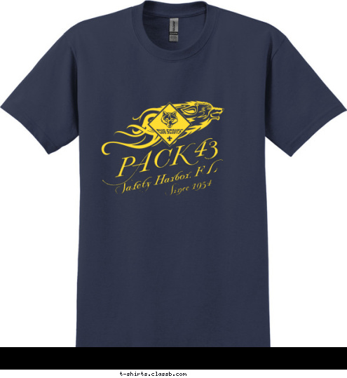 Since 1954 Since 1954 PACK  Safety Harbor, FL 43 Safety Harbor, FL 43 PACK  T-shirt Design 