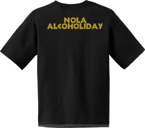 NOLA ALCOHOLIDAY WWBD? geaux saints What Would Breesus Do? T-shirt Design 