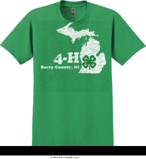 4-H Barry County, MI T-shirt Design 