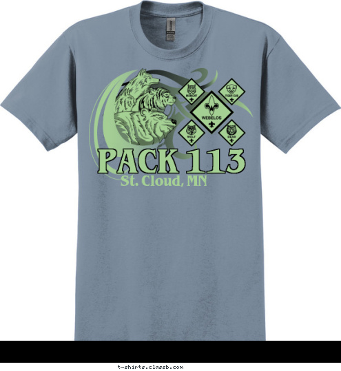 PACK 113 St. Cloud, MN T-shirt Design 