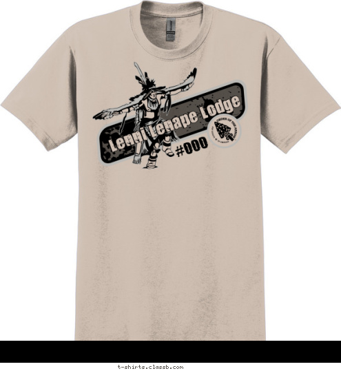 New Text New Text Your text here! #000 Lenni Lenape Lodge Lenni Lenape Lodge T-shirt Design SP4501