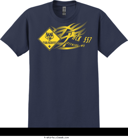 PACK 557 REDMOND, WA T-shirt Design 