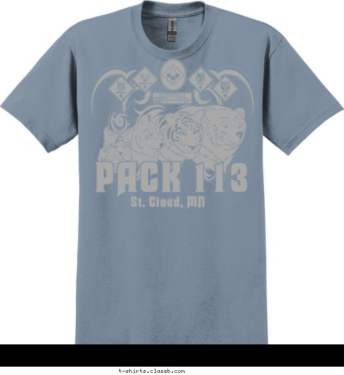 PACK 113 St. Cloud, MN T-shirt Design 