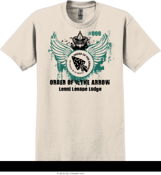 Order of the Arrow Angel Wings T-shirt Design