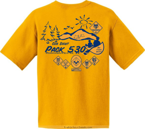 pack Pack 530 Cub Scout 530 Peachland/Polkton, NC Do
your
best! Cub
Scout T-shirt Design canoe'n