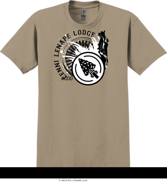 Order of the Arrow Climbing Scout T-shirt Design