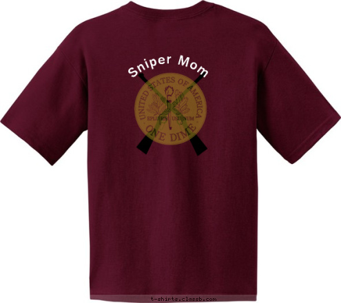 Sniper Mom TROOP 514 Discovery Bay, CA est 1999 T-shirt Design 