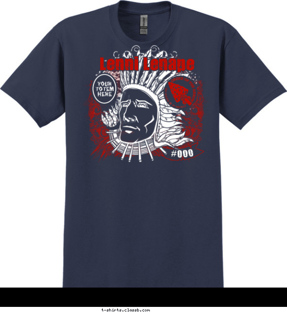 Order of the Arrow Chief Head T-shirt Design
