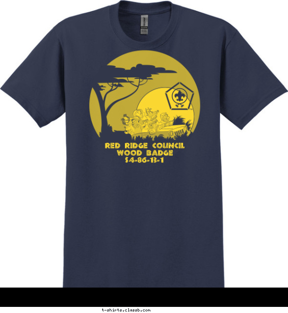 Sunset Animals in Jeep T-shirt Design