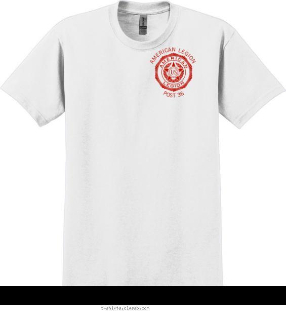 American Legion Main Emblem T-shirt Design