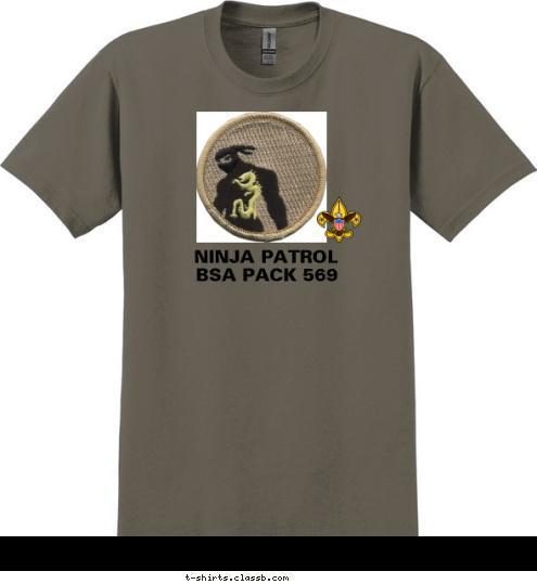 BSA PACK 569 NINJA PATROL T-shirt Design 