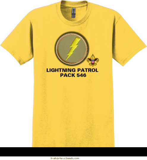 PACK 546 LIGHTNING PATROL T-shirt Design 