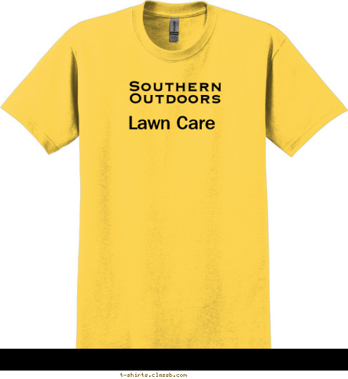 Lawn Care Southern Outdoors  T-shirt Design 