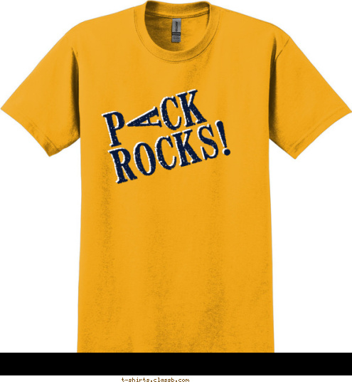 cub scout rocks! PACk anytown, usa 123 T-shirt Design 