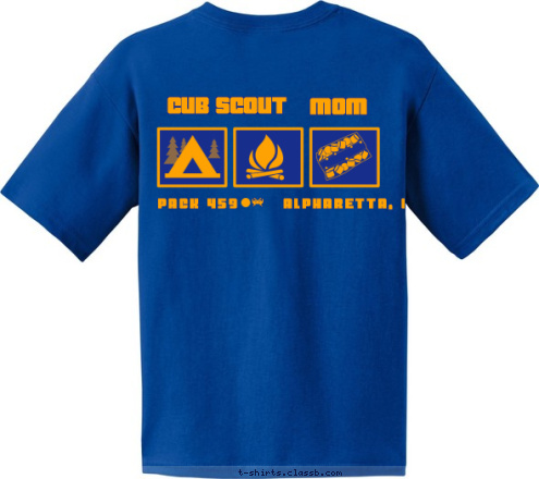 ALPHARETTA, GA PACK 459  *  ALPHARETTA, GA PACK MOM 459 ALPHARETTA, GA CUB SCOUT T-shirt Design 