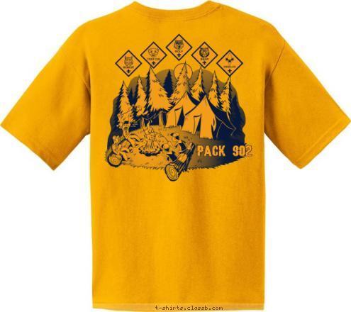 PACK 902 ANYTOWN, USA T-shirt Design 