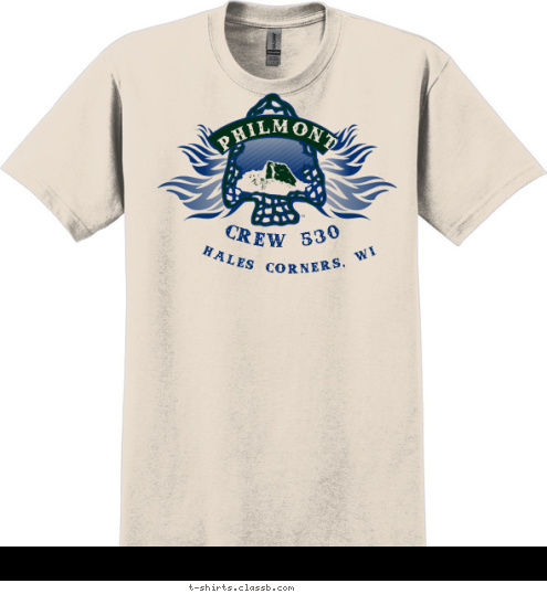 Crew 530 PHILMONT Hales Corners, WI T-shirt Design 