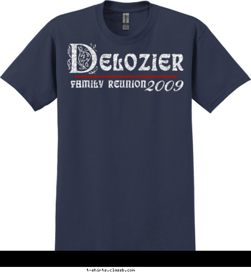 Kingston, TN
July 1-5, 2009
Psalm 128:1-6 An American Family 2009 family reunion elozier D T-shirt Design 