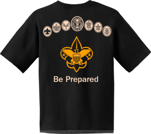 Troop 1014 Be Prepared Be Prepared Be Prepared Troop 1014 T-shirt Design 