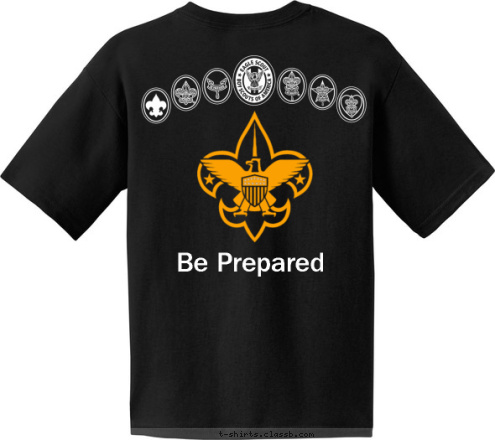 Be Prepared Troop 1014 T-shirt Design 