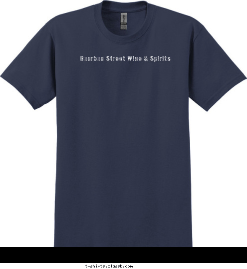 Bourbon Street Wine & Spirits T-shirt Design 