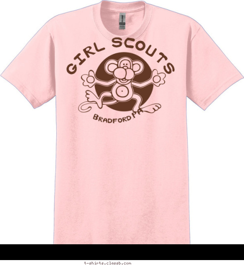 Bradford,PA GIRL SCOUTS T-shirt Design 