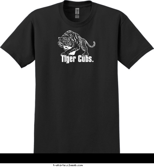 TGTCYSFGYTG7SUSGFYSU Tiger Cubs. T-shirt Design 