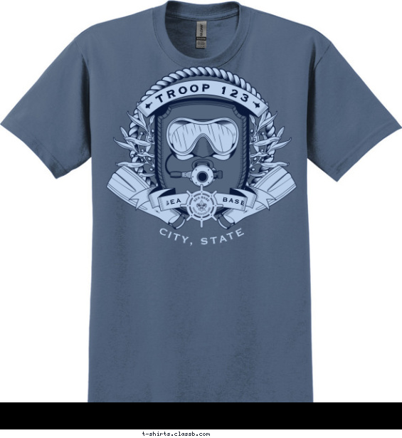 Sea Base Scuba Gear T-shirt Design