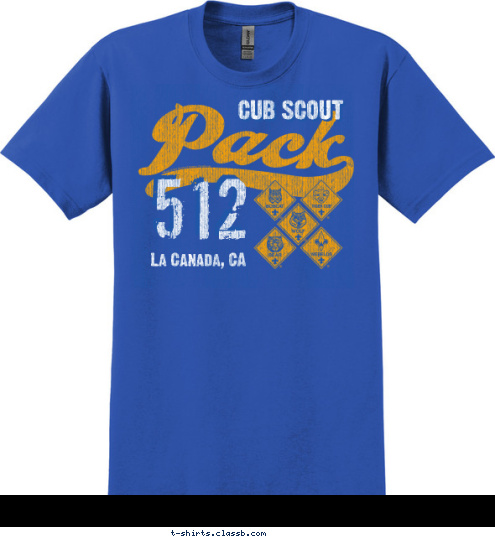 512 La Canada, CA CUB SCOUT T-shirt Design 
