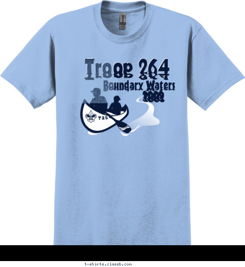 2009 T264 2009 Boundary Waters Troop 264
 T-shirt Design 