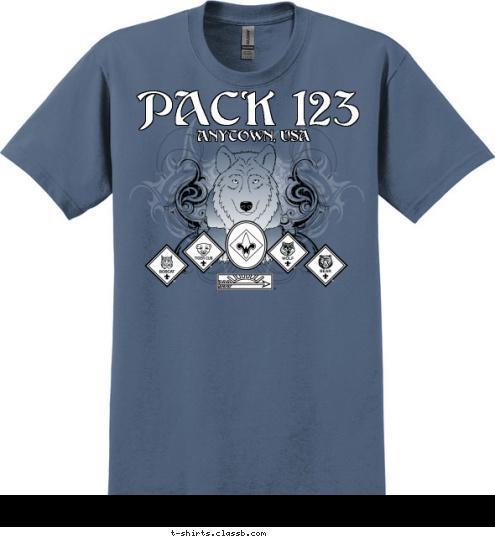 ANYTOWN, USA 123 PACK  T-shirt Design 