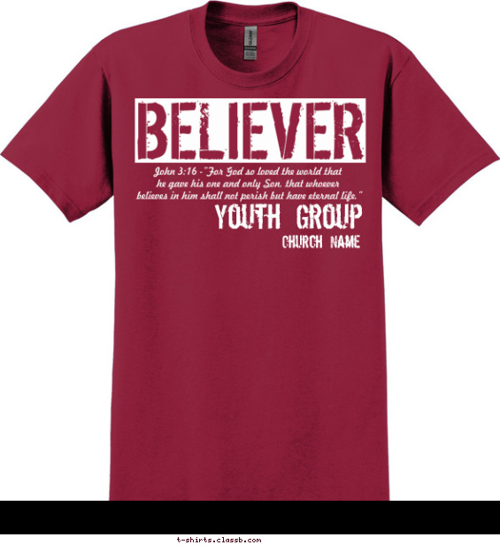 Believer Youth Group T-shirt Design