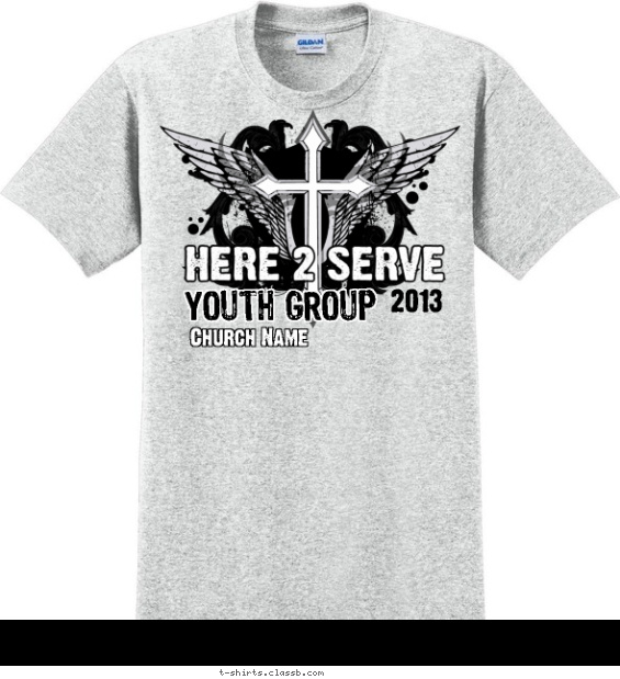 Here 2 Serve T-shirt Design