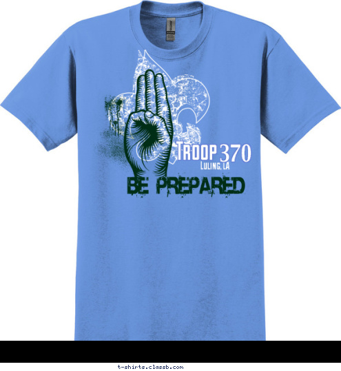 370 Luling, LA Troop T-shirt Design 